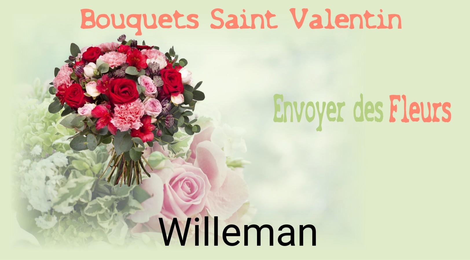 Roses de Saint-Valentin livrées à Willeman